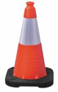 28" Cone w/(1) 4" Reflective Collar (ON) #16028-HI4WB-7 for sale